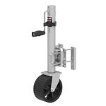 TOWKING 8-inch Wheel Trailer Jack, 13" Vertical Movement, 2000 lbs, for RV, Boat, Trailer and More