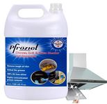 Pfroziel Chimney & Grill cleaner (5 ltr) Removes grease/oil/stain from chimney tawa, oven, Gas stove, Griddles, Exhaust fan I Non Flammable