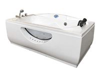 Whirlpool Bath TUB SPA Corner Bathtub 170x90 cm HOT TUB SPA Radio E LED Paris