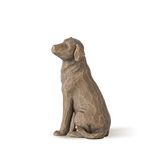 Willow Tree Love My Dog Dark Figurine