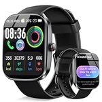 AI Smart Watch Bluetooth 5.4 Calling, 1.91" ChatGPT Smartwatch Men Women, AI Voice Heart Rate Sleep Monitor, 200+Watch Face, 115+Sports IP68 Waterproof Fitness Watch Activity Tracker for Android iOS