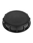 QWORK IBC Tote Water Tank Cover, Leak-Proof Design Plastic IBC Tank Adapter Storage Cap with Gasket, for Chemical Food and Industrial Storage