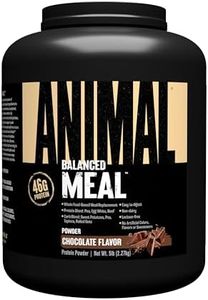 Animal Meal - All Natural High Calorie Meal Shake - Egg Whites, Beef Protein, Pea Protein, Chocolate, 5 Pound (3930)