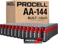 PROCELL Alkaline AA Batteries, 1.5V, Double A Battery with Long-Lasting Power, All-Purpose Industrial Batteries AA Size 144-Count Bulk Pack, Professional Power for Facility Devices