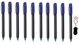 Pentel EnerGel 0.7 MM Roller Gel Pen | Quick Dry Ink For Smudge-Free Writing | Lightweight Gel Pen For Smooth Writing Experience | Blue, Pack of 10 (BL417)
