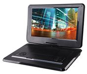 Sylvania 15.6" Swivel Screen Portable DVD Player with USB & SD Card Slot & Rechargeable Battery