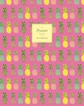 Pineapple Notebook - Ruled Pages - 8x10 - Premium: (Pink Edition) Fun notebook 192 ruled/lined pages (8x10 inches / 20.3x25.4 cm / Large Jotter)