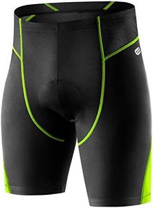 INBIKE Cycling Short 3D Padded Breathable Quick Dry Lightweight Half Pants for Biking Green Large