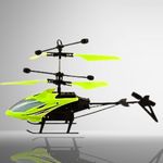 VRIKRION Flying Helicopter,Remote Control Helicopter for 6 + Years Boys Indoor and Outdoor Helicopter, Palm Sensing Helicopter with led Lights (Green)