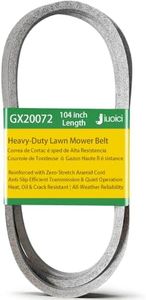 Jiuoici GX20072 1/2"x104" Heavy-Duty Mower Deck Belt, Fits John Deere 42" Deck D105 D110 D130 S100 L110 L100 L111 LA105 LA115 LA125 S110 S130 E100 E110 L108, Aramid Core, Zero-Stretch