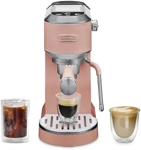 De'Longhi Dedica Duo Compact Espresso Machine - Stainless Steel Coffee Maker with Milk Frother Wand- for Espresso, Cold Brew, Hot & Iced Coffee, Cappuccinos, Lattes & Home Barista Brewing