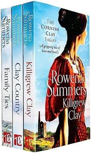 The Cornish Clay Sagas 3 Books Collection Set By Rowena Summers (Killigrew Clay, Clay Country, Family Ties)