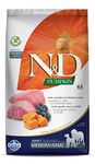 FARMINA N&D Pumpkin Dry Dog Premium Pet Food, Grain-Free, Lamb and Blueberry, Adult Medium & Maxi Breed, 2.5-kg