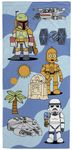 Jay Franco Star Wars Kids Bath Pool Beach Towel - Super Soft & Absorbent 100% Cotton Towel, Measures 28 x 58 Features R2D2, C3PO, Stormtrooper & Boba Fett