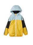 The Souled Store Solids: Yellow, Blue (Colourblock) Boys Zipper Hooded Jackets Jackets Winter Coats Outerwear Bomber Puffer Windbreaker Hooded Quilted Lightweight Warm Stylish Fashionable Casual