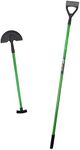 Garden Draw Hoe + Grass Lawn Border Edger Edging Cutting Gardening Trimmer