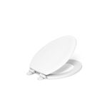 Kohler Stonewood Toilet Seat, Quiet-Close Elongated, Slow Close, Wooden Toilet Seat