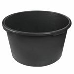 90L Round Multi Tub Horse Duck Feed Bucket Equine Stable Water Trough Pet