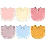 DOSMINE Muslin Bibs Baby Drooling B