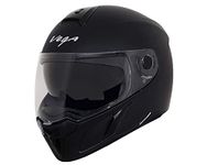 Vega Ryker Full Face Helmet Dull Black, Size:L(59-60 cm)