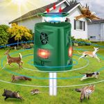 Outdoor Cat Repeller, 360° Solar Ul