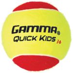 GAMMA Quick Kids 36 Training Tennis Balls for Kids & Beginners, Low-Compression Core Reduces Speed & Bounce, Great for Tennis Practice, USTA & ITF Approved for Use in 10 & Under Tournaments, Bag of 12