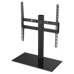 AVF B400BB-A Universal Table Top TV Stand/TV Base - Fixed Position - Fits Most 37 to 55-Inch TVs - Black