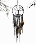 Dream Catcher Large Traditional Dream Catcher Handmade Beaded Feather Natural Stone Hanging The Tree of Life Dream Catcher Wall Car Hanging Decor Ornament Gift, Keep The Nightmares Away