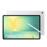 Samsung Galaxy Tab S10 FE+ Silver 128GB - AI Tablet, 13.1", 90Hz, 13MP Camera, IP68, S Pen Included (CAD Version & Warranty)