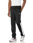 PUMA Men's Contrast Pants, Puma Black-puma Whit, Medium