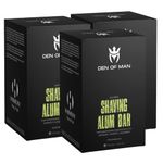 Den of Man Alum Stone For Men After Shave Fitkari Bar for Razor Burns, Minor Cuts, Skin Antiseptic Achieve a Smooth and Refreshing Shave Every Time (6 Pieces of 100gm Each)