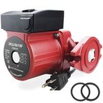 BACOENG 115V Flanged 3-Speed Recirculating Pump, Hot Water Circulation Pump for Water Heater System