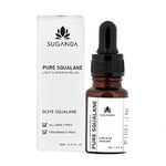 SUGANDA SKINCARE Pure Squalane Face Oil For Men & Women, Super Lightweight For Skin Hydration & Collagen Production, Fine Lines, Provides Light Moisturization (10ml)