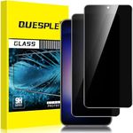 QUESPLE Samsung Galaxy S23 Privacy Screen Protector [2 Pack], Anti-Spy Full Coverage Samsung S23 Tempered Glass Screen Protector Film, Anti-Scratch/High Sensitivity/Case Friendly