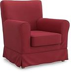 TLYESD Ektorp Jennylund Chair Cover Replacement for IKEA Jennylund Chair Cover, Jennylund Slipcover, Jennylund Armchair Cover Only!(Red)