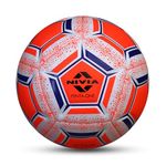 Nivia Penta-ONE Football, As per FIFA Basic Standards, 12 Panels, Durable & Soft PU Leather Cover, Butyl Threadwounded Bladder, to Play on Both Natural and Artificial Grass