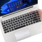 OJOS Keyboard Cover Skin for 14" HP Probook 440 G8 G9/HP Probook 445 G8 G9/HP Probook 640 G7 G8 14 inch Laptop, 2023 2022 2021 New HP Probook 14 Keyboard Protector Cover Skin-Black