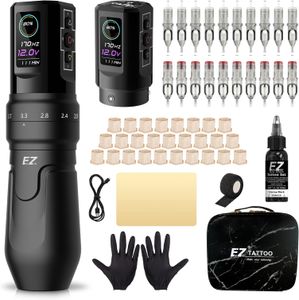 EZ Tattoo Wireless Pen Kit – Matte Black