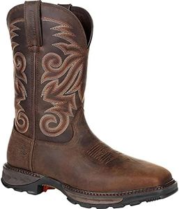 Durango Men's Maverick Xp Waterproof Western Work Boot Steel Toe Brown 11 EE