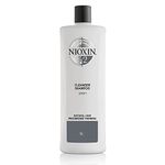 Nioxin 3-Part System | System 2 | Natural Hair with Progressed Thinning Hair Treatment | Scalp Therapy | Hair Thickening Treatment | Cleanser Shampoo | 1000 ml