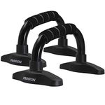 PROIRON Push Up Bar Stands, Push Up Handles with Non slip Foam Grip for Chest Press, Home Gym Fitness Exercise, Strength Training (1 pair Black)