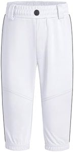 MIVEI 2T/3T/4T/5T to Youth Toddler Boys Knicker Baseball Pants Kids Gilrs Softball Tee Ball Pant Belt Loops Side Piping/Braid