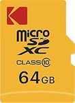 Kodak 64GB Class 10 MicroSD Memory Card with SD Adapter