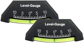 2 Pack Level Gauge for Rv, Rv Level Bubble, Camper Level Gauge, Level For Camper, Replace for Car Inclinometer Gauge, Inclinometer Gauge, Rv Level Gauge, Brass Inclinometer, Rv Levels, Rv Level Gauge