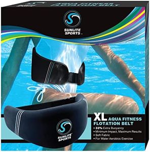 Sunlite Sports AquaFitness Deluxe Flotation Swimming Belt - Water Aerobics Equipment for Pool, Low-Impact Workout