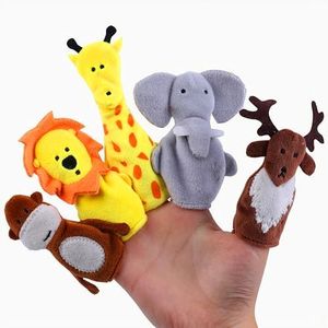 LOMTRATS 2024 Marionnettes à Doigts, Mignonnes marionnettes à Doigts Doux pour l'éducation précoce, Divertissement, Histoires au Coucher, Jouets Fantaisie, Cadeaux pour Enfants.