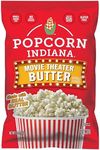 Popcorn Indiana Movie Theater Butter Popcorn (3 oz Bags – 6 Pack) Pre-Popped Popcorn Made with Real Butter, Gluten Free, No Artificial Flavors, Perfect for Movie Nights or After School Snacks
