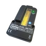 KEMO ELECTRONIC Kemo M167N level indicator for water tanks battery operated. Remote measurement up to 100 meters. For rainwater, sewage chambers, slurry tanks. With LED indicators