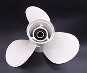 SouthMarine Boat Engine Aluminum Alloy Propeller 11 1/8x13-G for Yamaha 40HP 50HP 55HP Outboard Motors 69W-45945-00-00 11.125x13