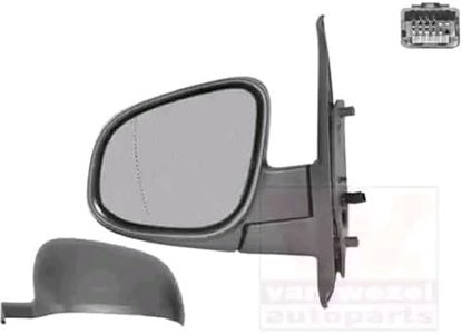 Hagus 4412807 Mirror Complete Left Black